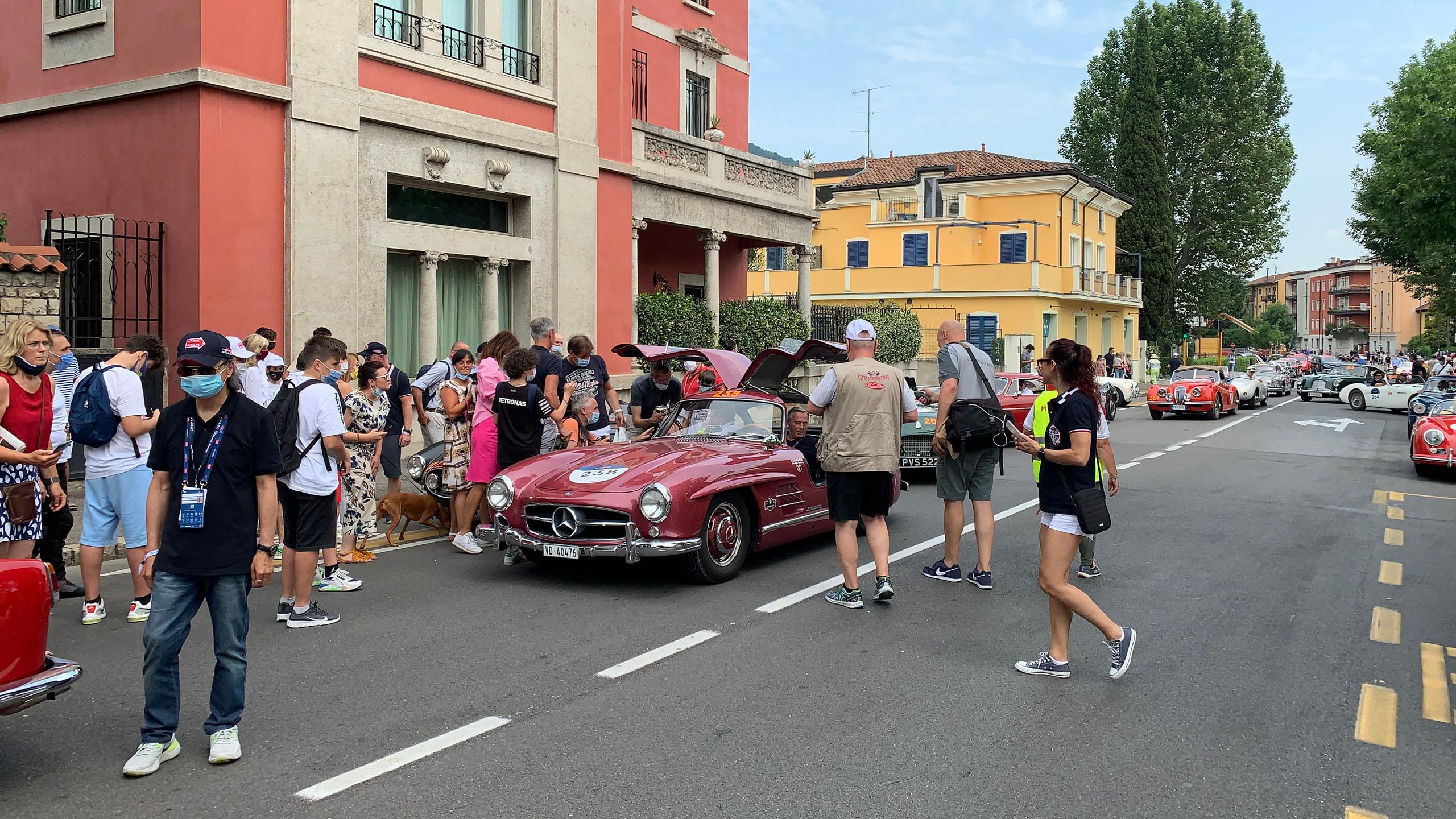 Start of the Mille Miglia