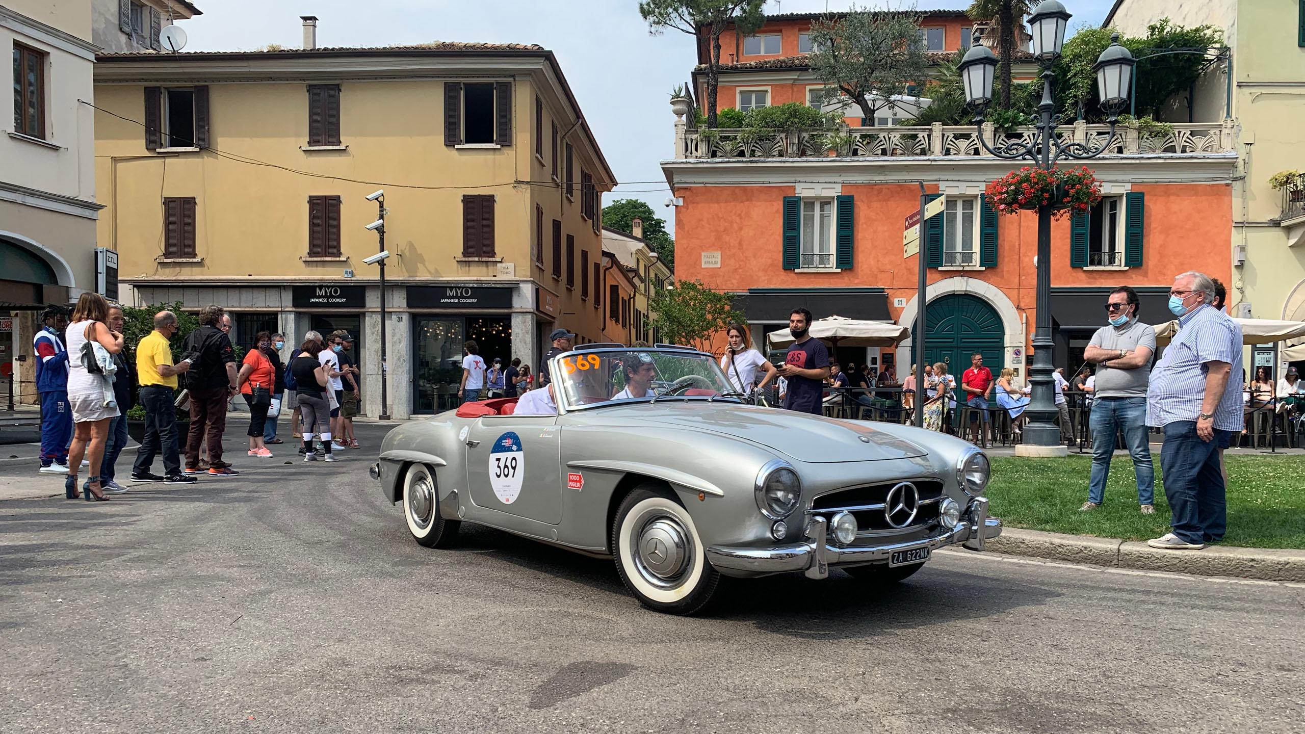 Start of the Mille Miglia