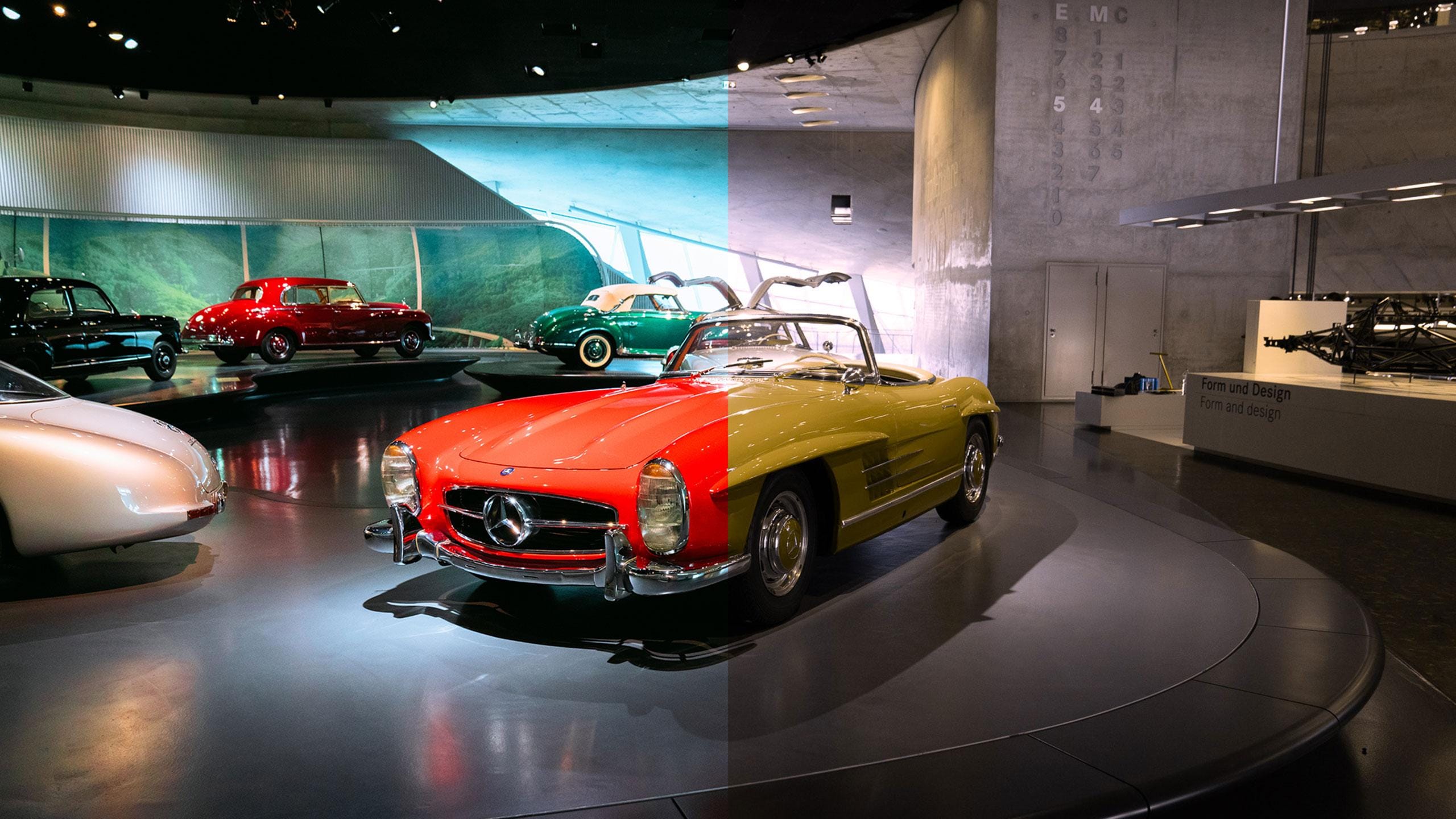 Experience the Mercedes-Benz Museum with special glasses for