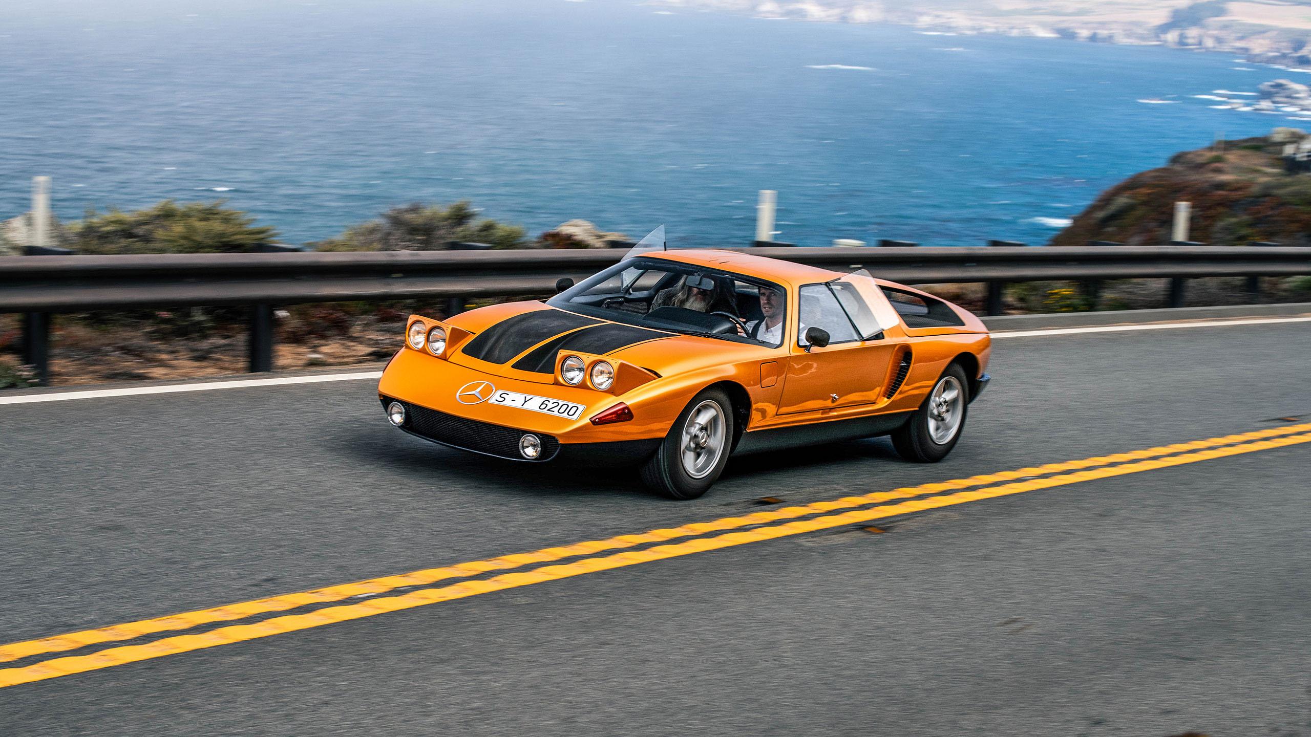 Miniature Solido 1/43 - Mercedes C111 Orange #180 - 1970 - Occasion