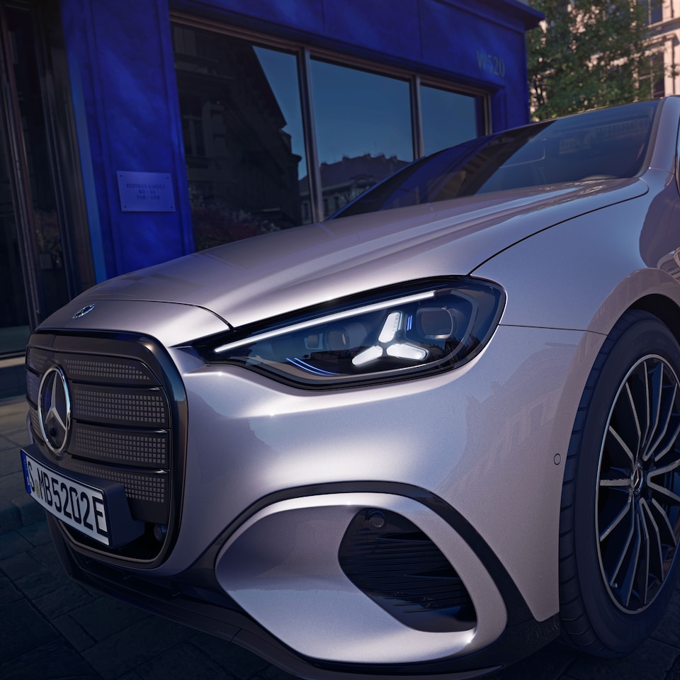 2026 Mercedes-Benz C-Class LED headlight design detail