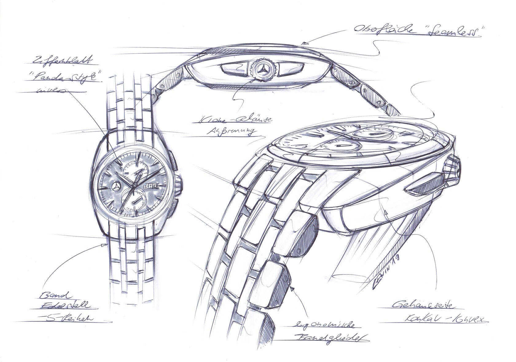 Mercedes benz wrist watch shop