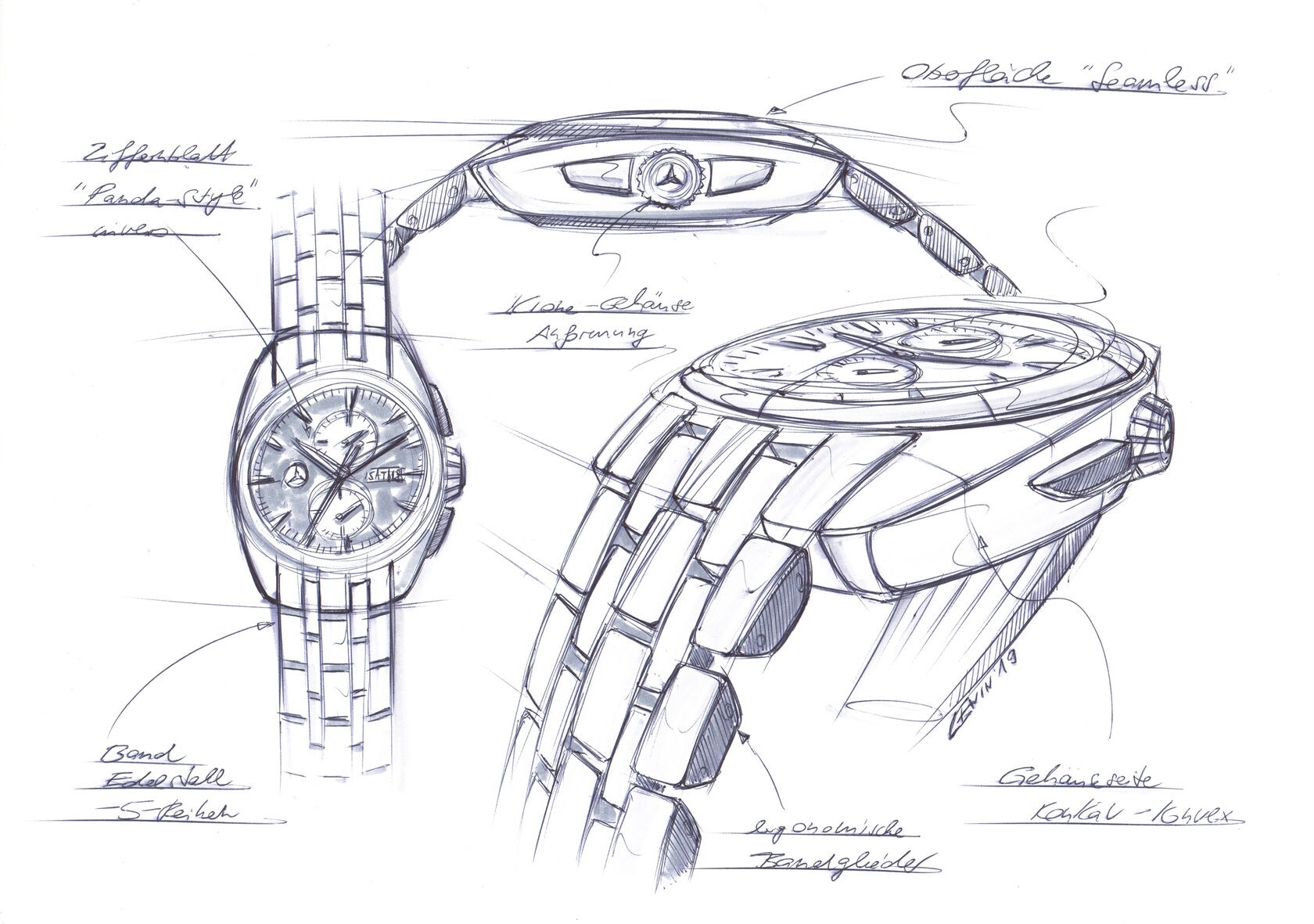 A Mercedes-Benz – For your wrist.