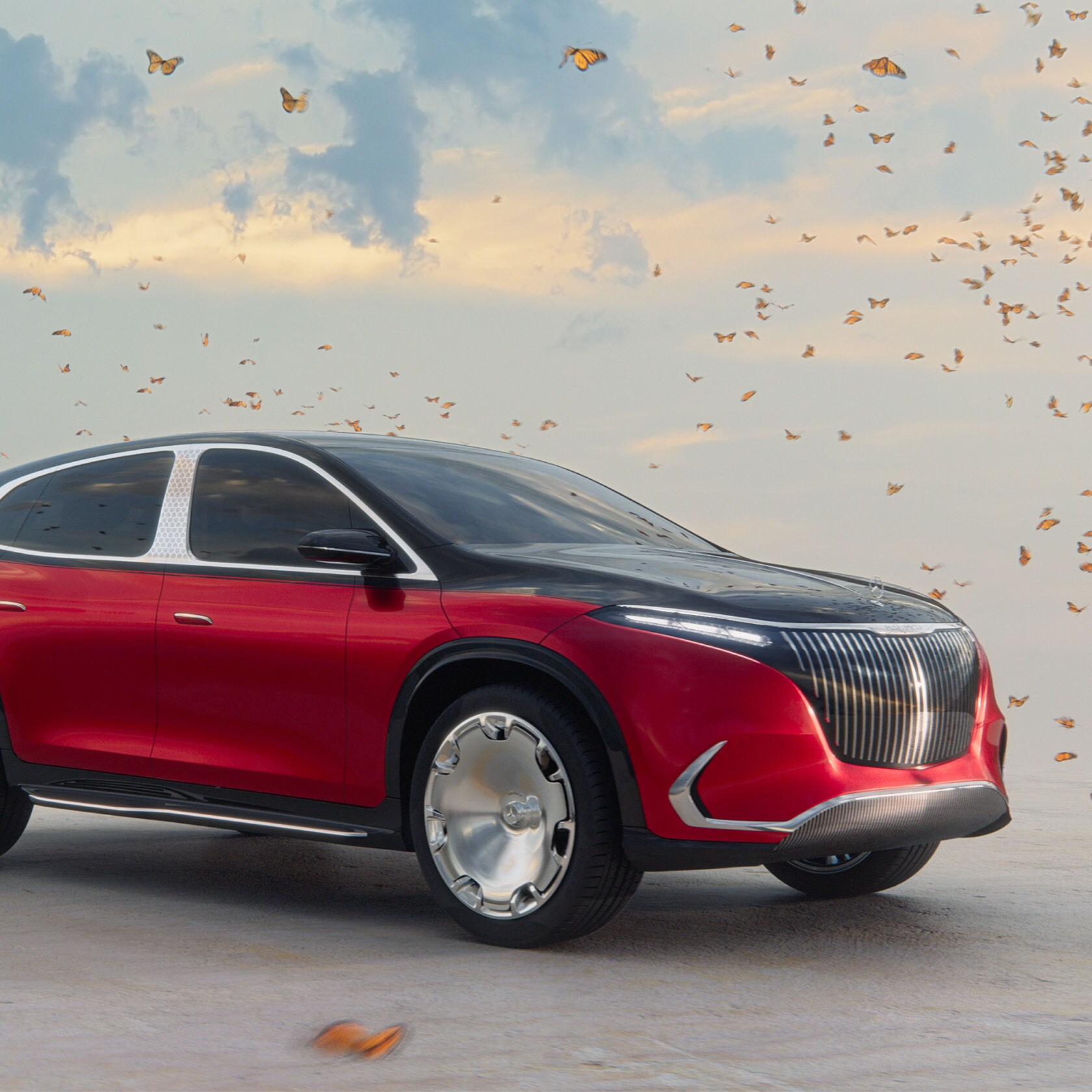 Mercedes benz maybach shop electric car