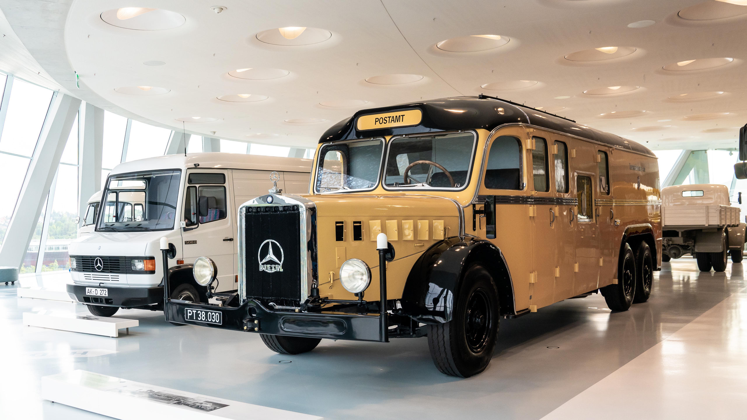 Mercedes-Benz O 10000 long-distance bus.