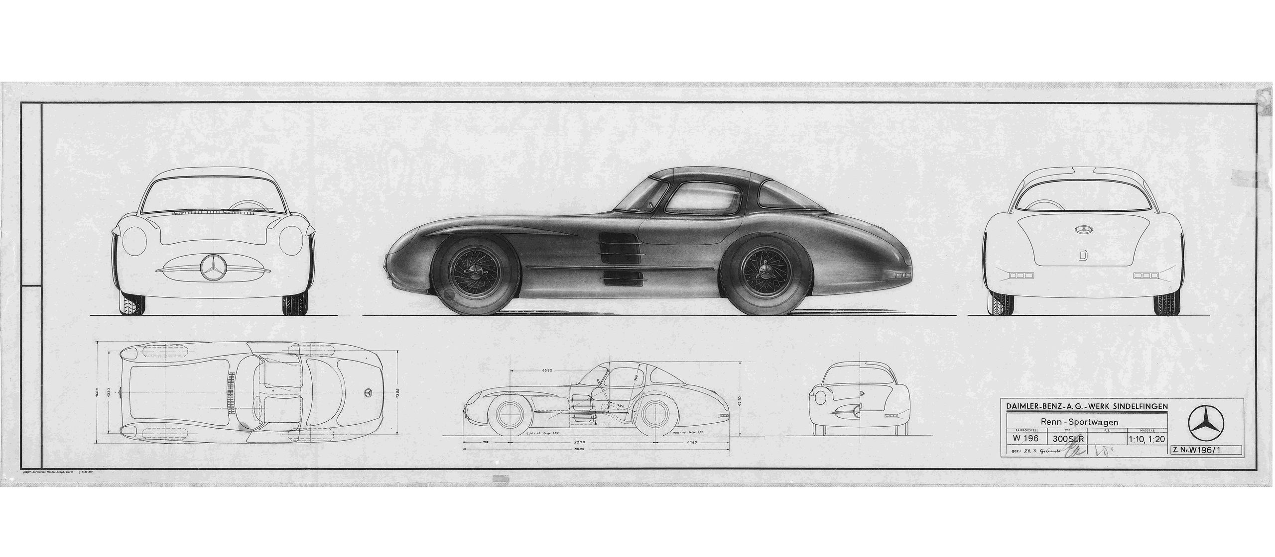 Mercedes Benz 300 SLR “Uhlenhaut-Coupé”. Mercedes Benz 300 SLR “Uhlenhaut-Coupé”.