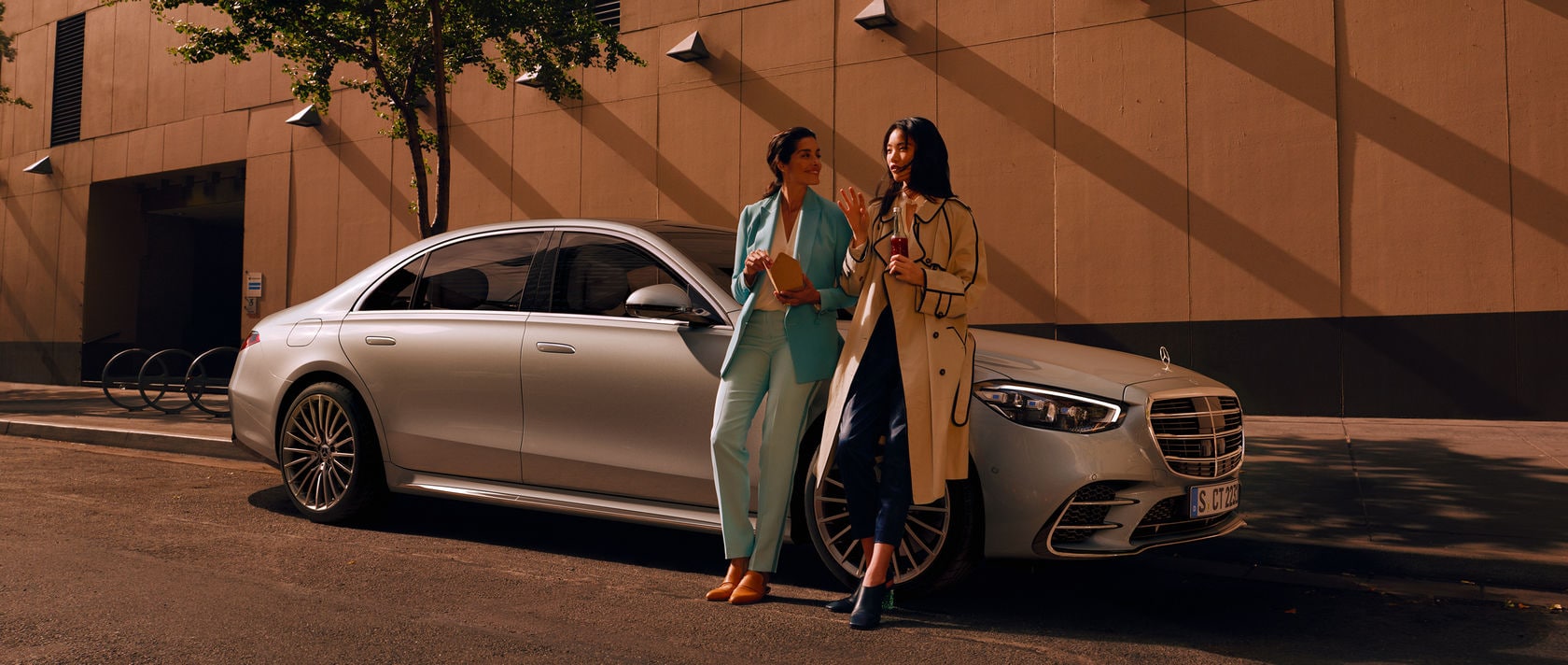 Mercedes-Benz S-Class: Cares for what matters.